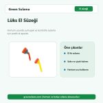 Lüks El Süzeği hortum ve bahçe sulama aksesuarı