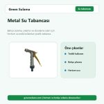 Metal Su Tabancası hortum ve bahçe sulama aksesuarı