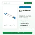 METSAN Roket 60 Şanzımanlı Yağmurlama Başlığı | 2½” Giriş, 25–45 m Menzil, 16–22 mm Nozul ana ürün görseli
