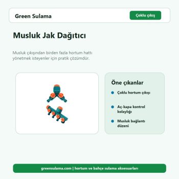 Musluk Jak Dağıtıcı hortum ve bahçe sulama aksesuarı