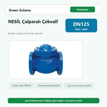 NESİL Çalparalı Çekvalf | DN50–DN200 | PN10–16 – DN125 urun gorseli