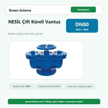 NESİL Çift Küreli Vantuz | DN50–DN200 | PN10–16 – DN80 urun gorseli
