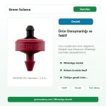 NETAFIM PCJ Damlatıcı | 2-4-8 L/saat Basınç Dengelemeli ana ürün görseli