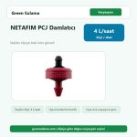 NETAFIM PCJ Damlatıcı 2 4 8 L saat Basınç Dengelemeli 4lt Netafim Damlatıcılar ürün görseli