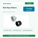 Üzümcü Özel Depo Rekoru 1 1 4″ Üzümcü Ek Parçalar ürün görseli