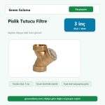 Sır Pislik Tutucu Filtre 3" Sır Pirinç Malzemeler ürün görseli