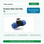 Poelsan Mavi Seri Dişi Te 63 x 2 inç x 63 varyasyon görseli