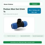 Poelsan Mavi Seri Kablin Erkek TE (Dişli Çıkışlı) 40 x 1 ¼ Poelsan Kaplin Ek Parçalar ürün görseli