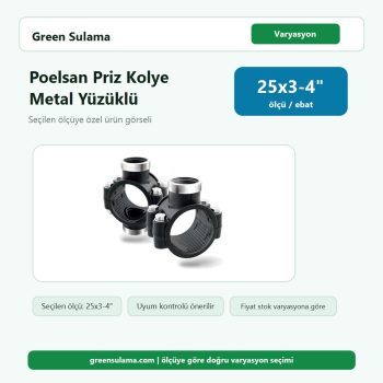 Poelsan Priz Kolye (Galvaniz Civatalı & Metal Yüzüklü) – 25×3/4″ urun gorseli