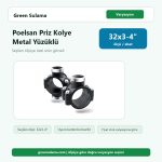 Poelsan Priz Kolye (Galvaniz Civatalı & Metal Yüzüklü) – 32×3/4″ urun gorseli