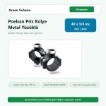 Poelsan Priz Kolye (Galvaniz Civatalı & Metal Yüzüklü) – 40×3/4” urun gorseli