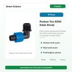 Poelsan Ters Kilitli Erkek Dirsek Green Sulama ana ürün görseli