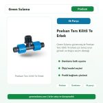 Poelsan Ters Kilitli Te Erkek Green Sulama ana ürün görseli