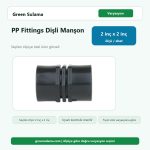 Poelsan PP Fittings Dişli Manşon 2" x 2" Poelsan PP Fittings Dişli Malzemeler ürün görseli