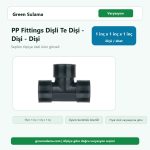 Poelsan PP Fittings Dişli Te Dişi Dişi Dişi 1" x 1" x 1" Poelsan PP Fittings Dişli Malzemeler ürün görseli