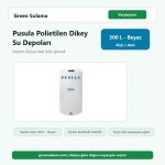 Pusula Polietilen Dikey Su Depoları Beyaz 300lt Pusula Su Depoları ürün görseli