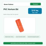 Üzümcü Pvc Hortum Eki 3 4" Üzümcü Ek Parçalar ürün görseli