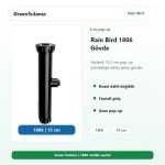 Rain Bird 1800 Serisi Tüm Yükseklikler