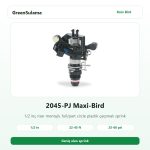 Rain Bird 2045 PJ 8 çarpmalı sprink 1/2 inç