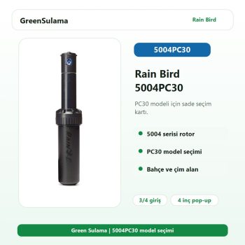 Rain Bird 5004PC30 rotor sulama başlığı ürün görseli
