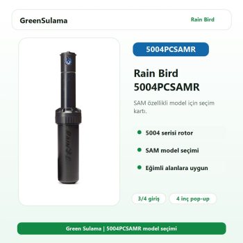 Rain Bird 3 4" 5004 Rotor Serisi 5004PC+SAMR Rain Bird Otomatik Sulama Sistemleri ürün görseli
