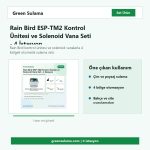 Rain Bird ESP-TM2 4 istasyon solenoid vana seti hazır sulama seti görseli
