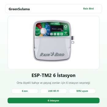 Rain Bird ESP TM2I 230 İç Mekan Kontrol Üniteleri 6 Rain Bird Elektrikli Kontrol Ünitesi ürün görseli