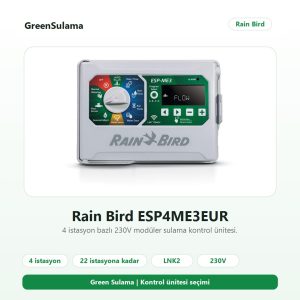 Rain Bird ESP4ME3EUR Kontrol Ünitesi 1 rain bird esp4me3eur kontrol unitesi v2