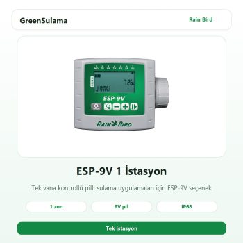 Rain Bird ESP9VI 1 istasyon pilli kontrol ünitesi