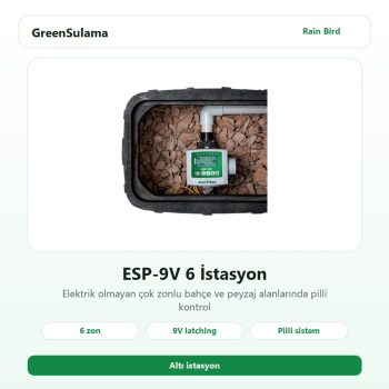 Rain Bird ESP9VI Pilli Kontrol Üniteleri 6 Rain Bird Otomatik Sulama Sistemleri ürün görseli
