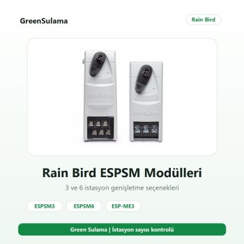 Rain Bird ESPSM3 ve ESPSM6 genişletme modülleri ayrı görsel