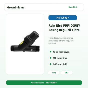 Rain Bird PRF100RBY 1 inç basınç regüleli filtre