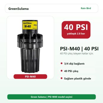 Rain Bird Basınç Regülatörü PSI M PSI M40 Rain Bird Otomatik Sulama Sistemleri ürün görseli