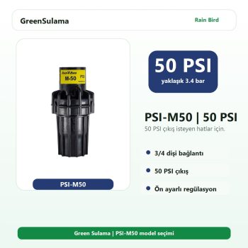 Rain Bird Basınç Regülatörü PSI M PSI M50 Rain Bird Otomatik Sulama Sistemleri ürün görseli