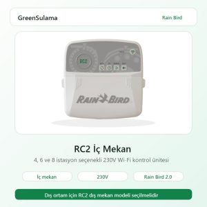 rain bird rc2 230v ic mekan kontrol unitesi v2