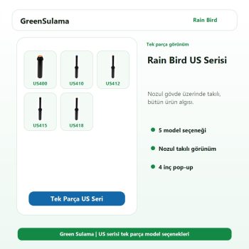 Rain Bird US400 US410 US412 US415 US418 tek parça sprey spring modelleri