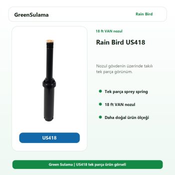 Rain Bird US Serisi Sprey Spring US418 Rain Bird Otomatik Sulama Sistemleri ürün görseli