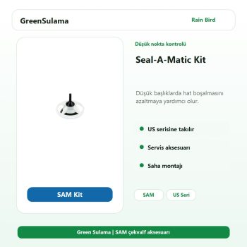 Rain Bird USSAMKIT düşük nokta drenaj destek aksesuarı