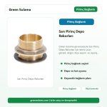 Sarı Pirinç Depo Rekorları Green Sulama ana ürün görseli