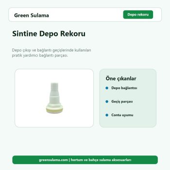 Sintine Depo Rekoru hortum ve bahçe sulama aksesuarı