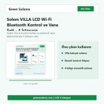 Solem VILLA LCD Wi-Fi Bluetooth Kontrol ve Vana Seti hazır set görseli