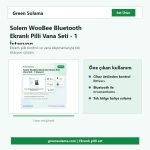 Solem WooBee Bluetooth ekranlı pilli vana seti hazır sulama seti görseli