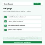 Solem WooBee Bluetooth Ekranlı Pilli Vana Seti hazır set görseli