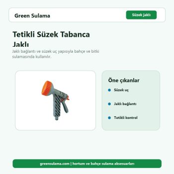 Tetikli Süzek Tabanca Jaklı hortum ve bahçe sulama aksesuarı