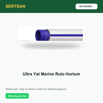 Sertsan Ultra Yat Marine Rulo Hortum ön sipariş görseli