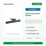 Yerli Can Suyu Vanası Anahtarı Green Sulama ana ürün görseli