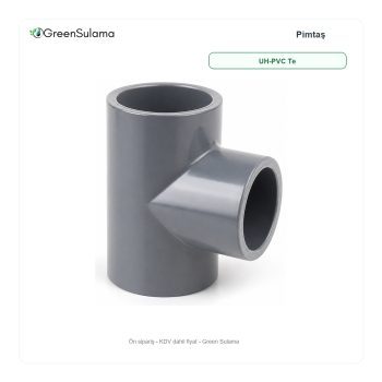 Pimtaş UH-PVC Yapıştırma Muflu Te ?r?n g?rseli - Green Sulama