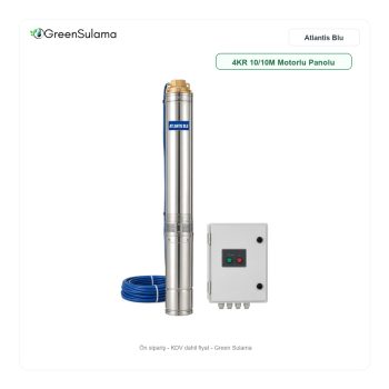 Atlantis Blu 4KR 10/10M 4 İnç Motorlu Panolu Dalgıç Pompa ürün görseli - Green Sulama
