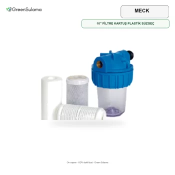 MECK 10" FİLTRE KARTUŞ PLASTİK SÜZGEÇ Filtre Kartuşu urun gorseli - Green Sulama